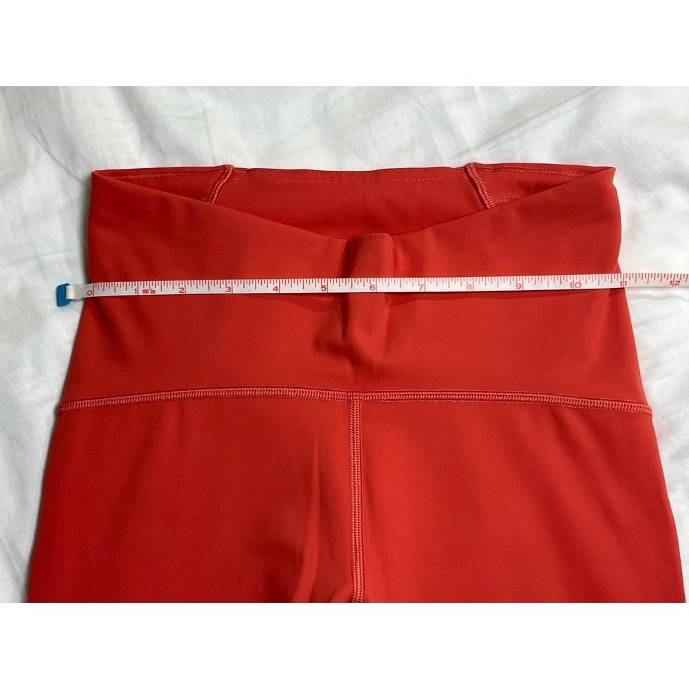 Lululemon Train Times Pant Women 4 Coral Yoga Leggings Mesh High Rise W5BU4S - Picture 9 of 10